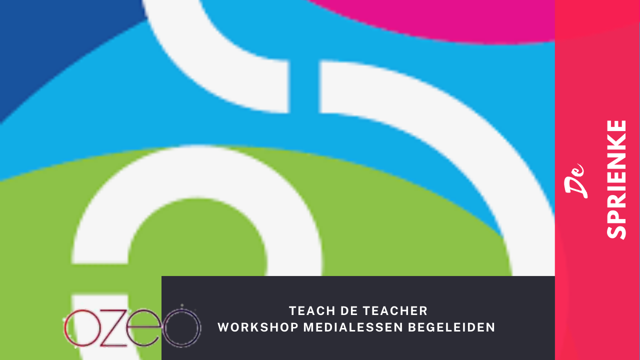 Ozeo de Sprienke: Workshop Medialessen begeleiden